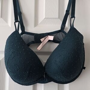Victoria's Secret Teal Lace Bra